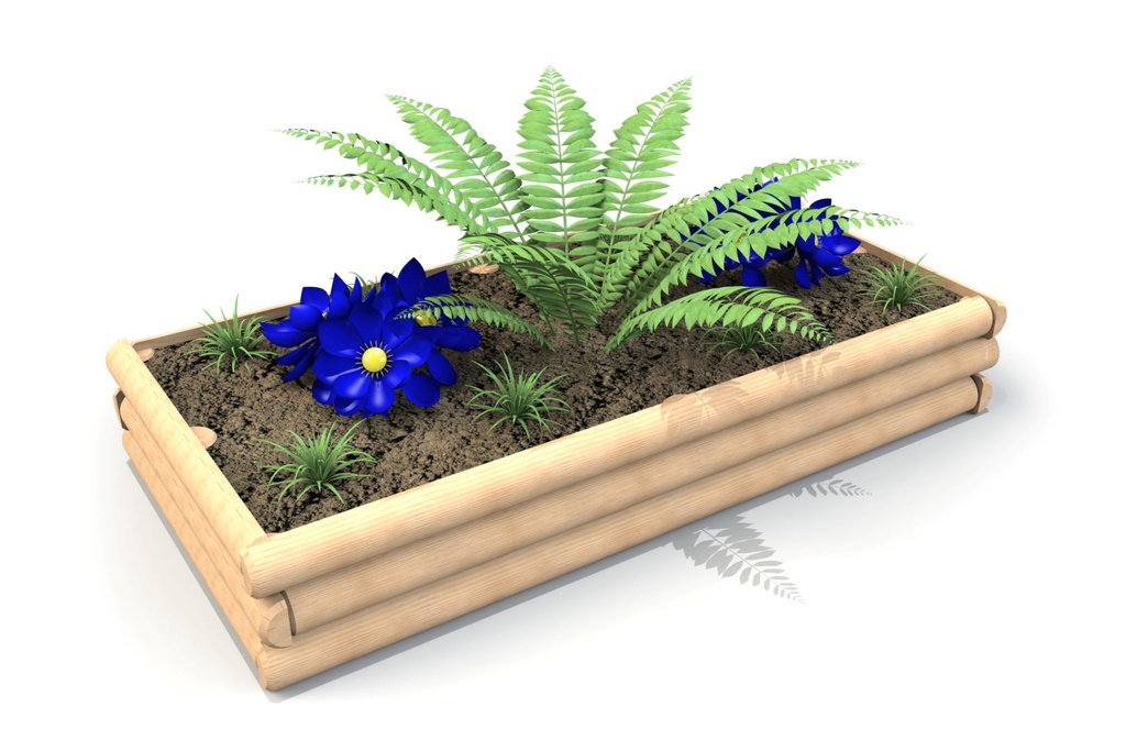 Timber Half Round Planters