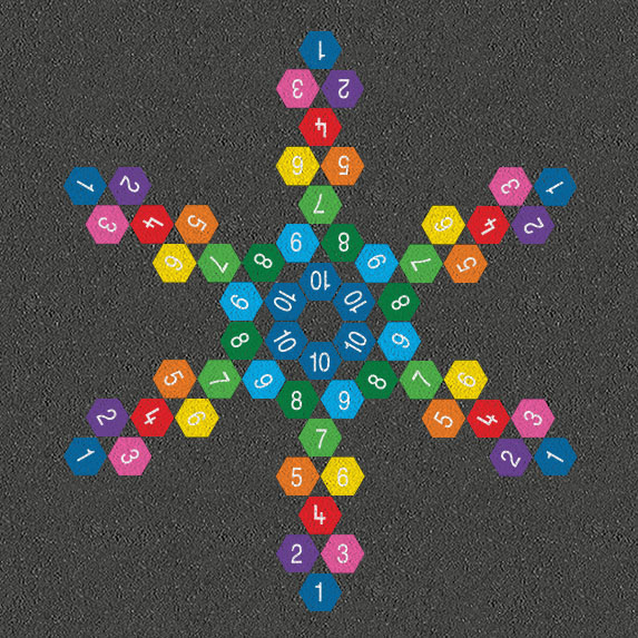 Hexagon Hopscotch