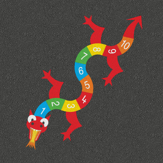 [TME004-10] Number Dragon (1-10)