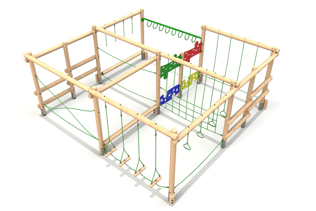 Timber Play Frame - Summit (UK Pine)