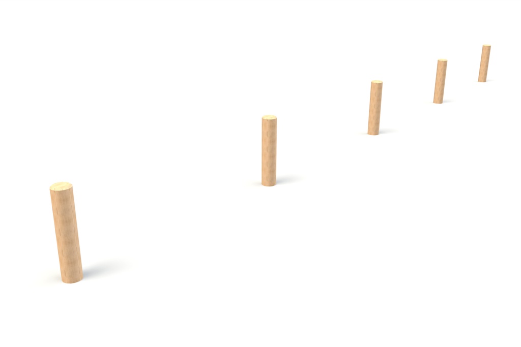 Timber Leap Frog (Set of 5)