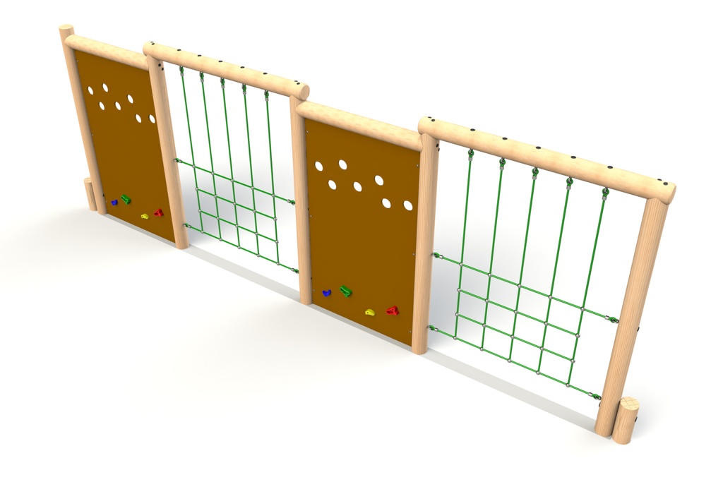 Timber Wall Net Combo Double Sided