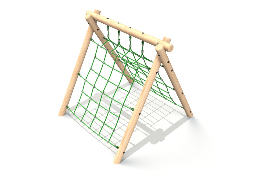 Timber A-Frame High with Nets