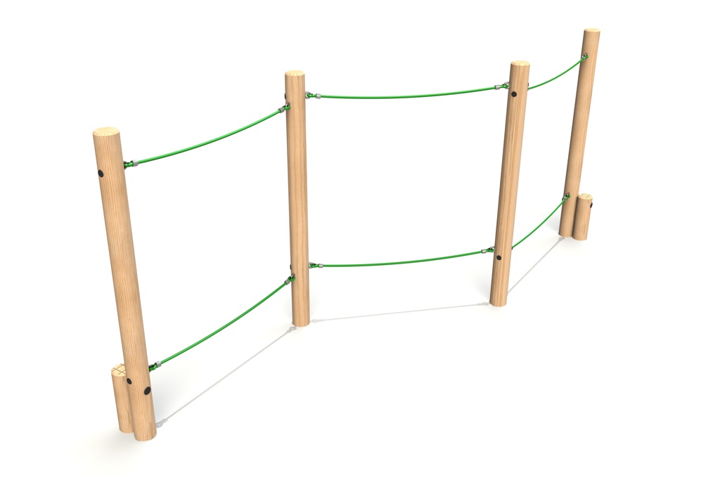 Timber Slalom Rope Walk