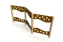 Timber Zig Zag Traverse Wall Double Sided (Garuda Board)