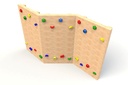 Timber Zig Zag Sleeper Traverse Wall