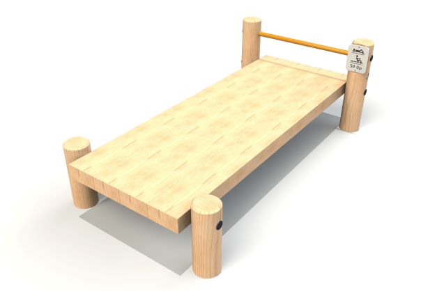 Timber Sit Up Bench (UK Pine)