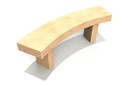 Curved Sleeper Bench