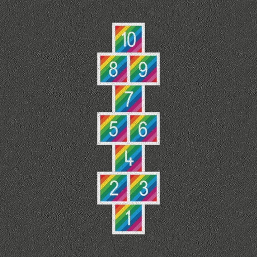 [TMG001-RA] Rainbow Hopscotch