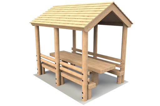 Picnic Bench with Shelter